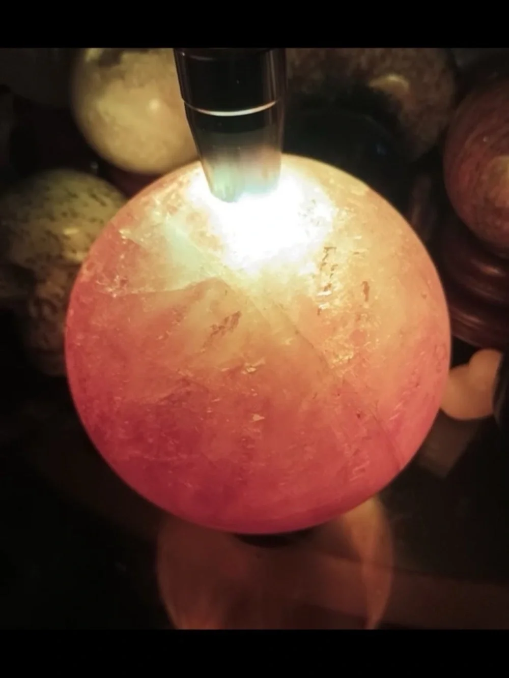 Golden Honey Calcite Sphere